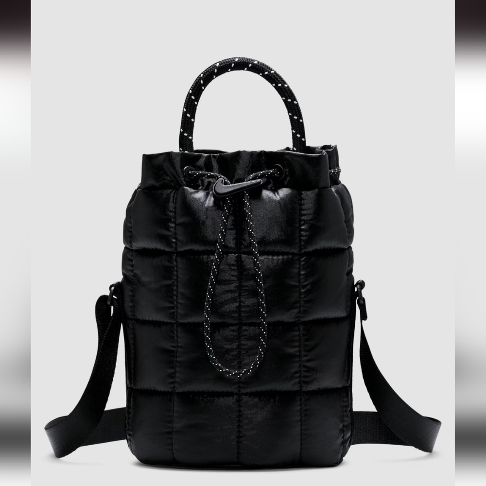 Nike Black Quilted Tote Bag